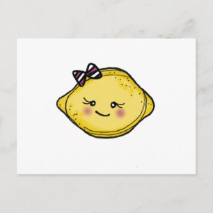 Postale Vol25 Rosey Cheeked citron tête carte