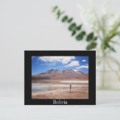Postale Volcan dans un paysage de l'Altiplano carte postal (Debout devant)