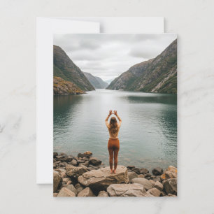 Postale Votre propre carte de voeux personnalisée photo