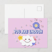 Postale Vous Êtes Assez - Carte De Voeux Gaie (Devant / Derrière)