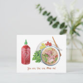Postale Vous Êtes La Carte Pho Me (Debout devant)