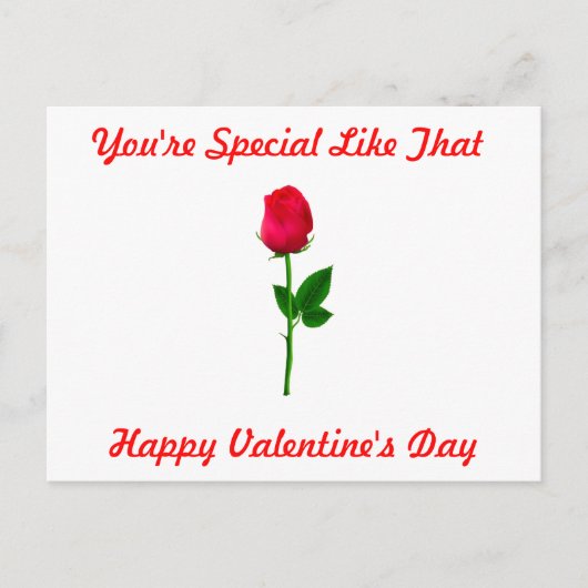 Postale Vous êtes la carte spéciale de Saint Valentin (Devant)