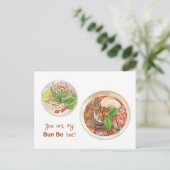 Postale Vous êtes ma carte Bun Bo Bae (Debout devant)