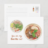 Postale Vous êtes ma carte Bun Bo Bae (Devant / Derrière)