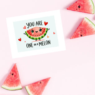 Postale Vous êtes un sur une carte Melon