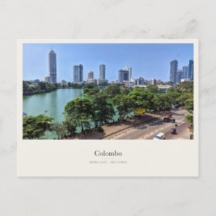 Postale Vue aérienne de Colombo au-dessus de la carte post