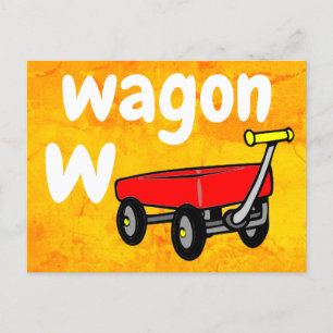 Postale w - carte flash du wagon