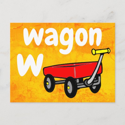 Postale w - carte flash du wagon (Devant)