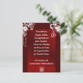 Postale Weihnachtsgedicht Deutsch, Ajouter Votre Carte Pos (Debout devant)