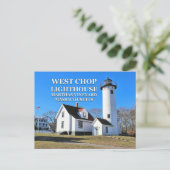 Postale West Chop Lighthouse, Marthas Vineyard Carte posta (Debout devant)