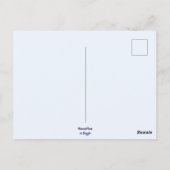 Postale White Owl Moonlight Penser à votre carte de voeux (Dos)