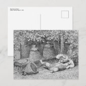 Postale William H. Beard - Bear Stung by Bees Carte postal (Devant / Derrière)