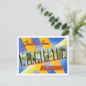 Postale Wilmington, Delaware Vintage Big Letters Carte Pos (Debout devant)