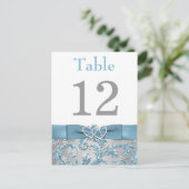 Postale Winter Wonderland, Coeurs joints Carte Numéro de t (Debout devant)