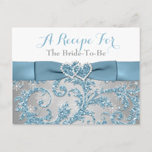 Postale Winter Wonderland, Coeurs joints Recette Carte