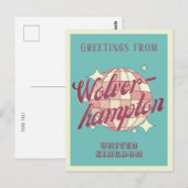 Postale Wolverhampton Royaume-Uni vacances retro Carte pos (Devant / Derrière)