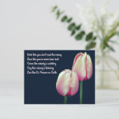 Postale Work Love Dance Chanter Live Inspiration Carte pos (Debout devant)