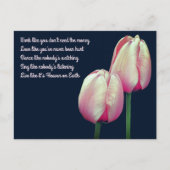 Postale Work Love Dance Chanter Live Inspiration Carte pos (Devant)