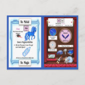 Postale Xena - Carte de jeu Xenon Horn Unicorn (Dos)