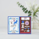 Postale Xena - Carte de jeu Xenon Horn Unicorn (Debout devant)