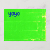 Postale y - carte flash yoyo (Dos)