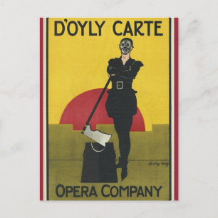 Postale Yeoman of the Guard Vintage Opera Poster Carte pos