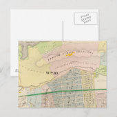 Postale Yonkers Atlas de carte NY (Devant / Derrière)