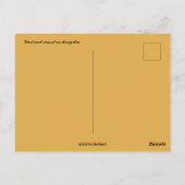 Postale Yurt et coucher de soleil en Mongolie Carte postal (Dos)