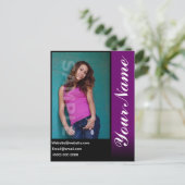 Postale Zed de la carte à puces (Debout devant)