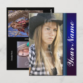 Postale Zeds de la carte Comp du modèle (Devant / Derrière)