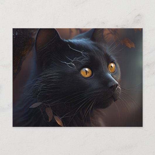 Postales Black Cat Briefkaart (Voorkant)