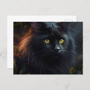 Postales Black Cat Briefkaart