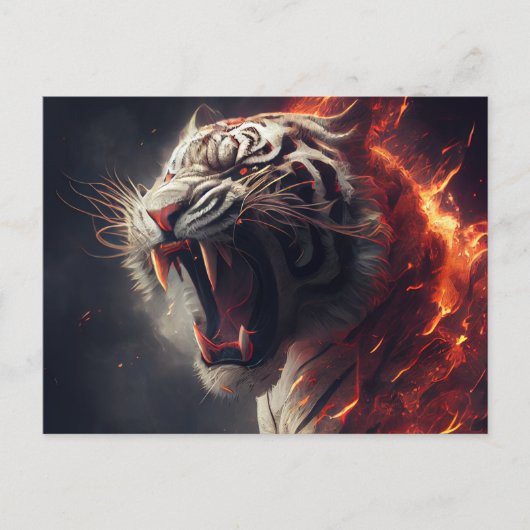 Postales White Tiger Briefkaart (Voorkant)