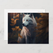 Postales White Wolf Briefkaart (Voorkant / Achterkant)