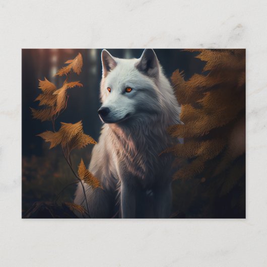 Postales White Wolf Briefkaart (Voorkant)