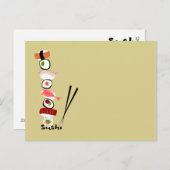 postalsushi1 briefkaart (Voorkant / Achterkant)