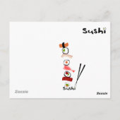 postalsushi1 briefkaart (Achterkant)