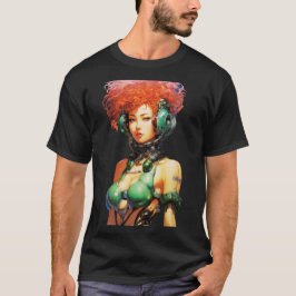 Postapocalyptische cyborg t-shirt
