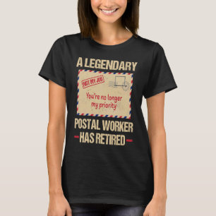 Postarbeider 2022 Postman Retirement Carr T-shirt