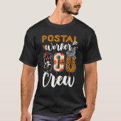 Postarbeider Boo Crew Funny Halloween Technicus T-shirt (Voorkant)