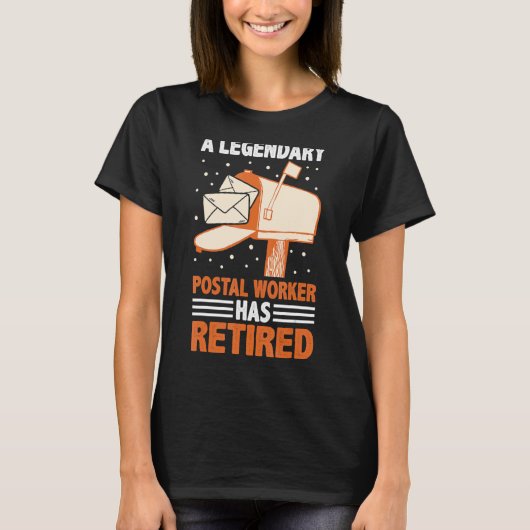 Postarbeider Postbode Postbode Post Post La La T-shirt (Voorkant)