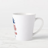 Postarbeider Postbus in ruste Latte Mok (Rechts)