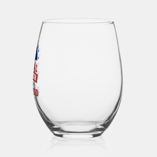 Postarbeider Postbus in ruste Wijnglas Zonder Voet (Links)