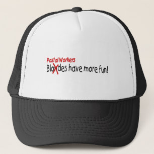 Postarbeiders hebben meer plezier trucker pet