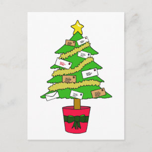 Postbeambte Gelukkige Kerstmis Feestdagenkaart