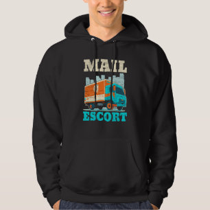 Postbeambte Postbode Levering Verzending Post Esco Hoodie