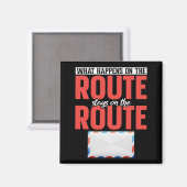 Postbediende Funny Mail Carrier Magneet (Voorkant / Achterkant)