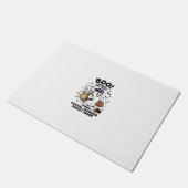Postbode Geest Modus Halloween Bezorging Design Deurmat (Schuin)