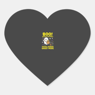 Postbode Geest Modus Halloween Ontwerp_1 Hart Sticker
