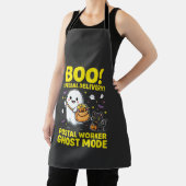 Postbode Geest Modus Halloween Ontwerp_1 Schort (Insitu)